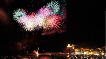 Spettacolo piromusicale a Marina di Campo